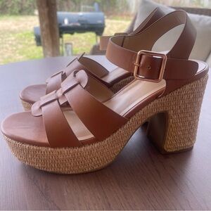 Dolce Vita Tan Platform Heels
